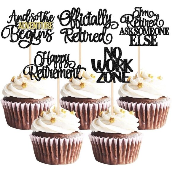 15 PCS Happy Retirement Centerpiece Sticks Officially Retired Table Flower Cente - Picture 9 of 11